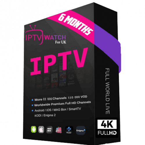 Abonnement IPTV 6 mois – Streaming 4k illimité & sport en direct