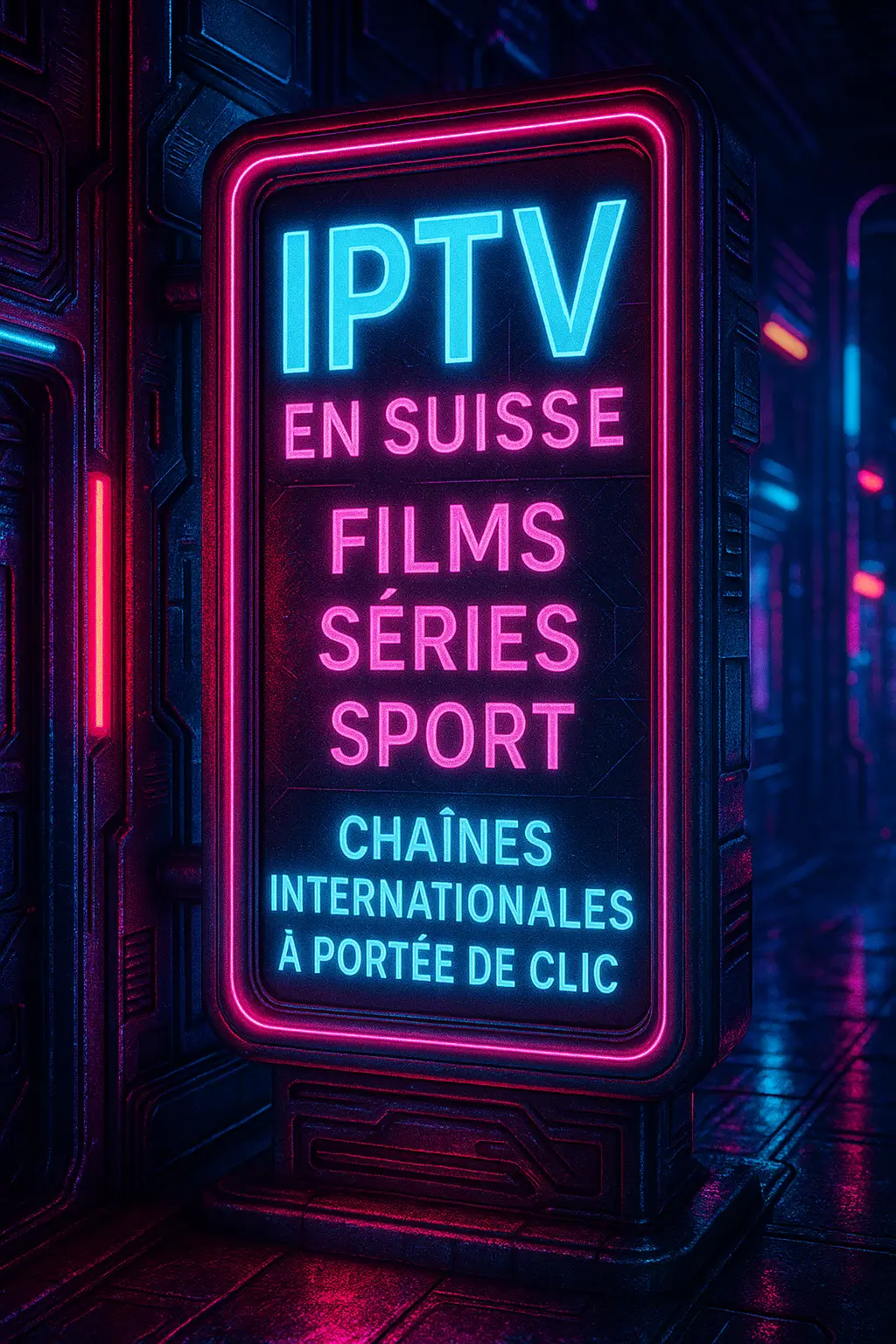 Abonnement IPTV en Suisse films, séries, sport et chaînes internationales à portée de clic