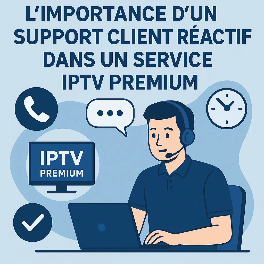 Abonnement IPTV Premium avec films, séries et matchs en direct