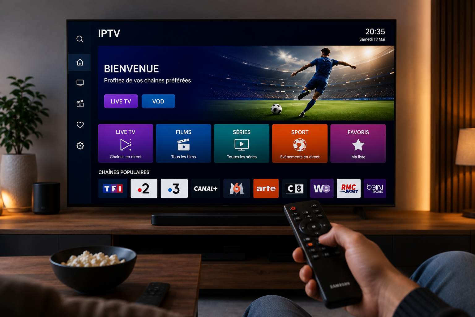 Installation IPTV Samsung